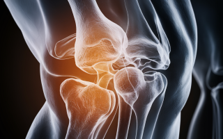 genou-articulation-coupe-liquide-synovial