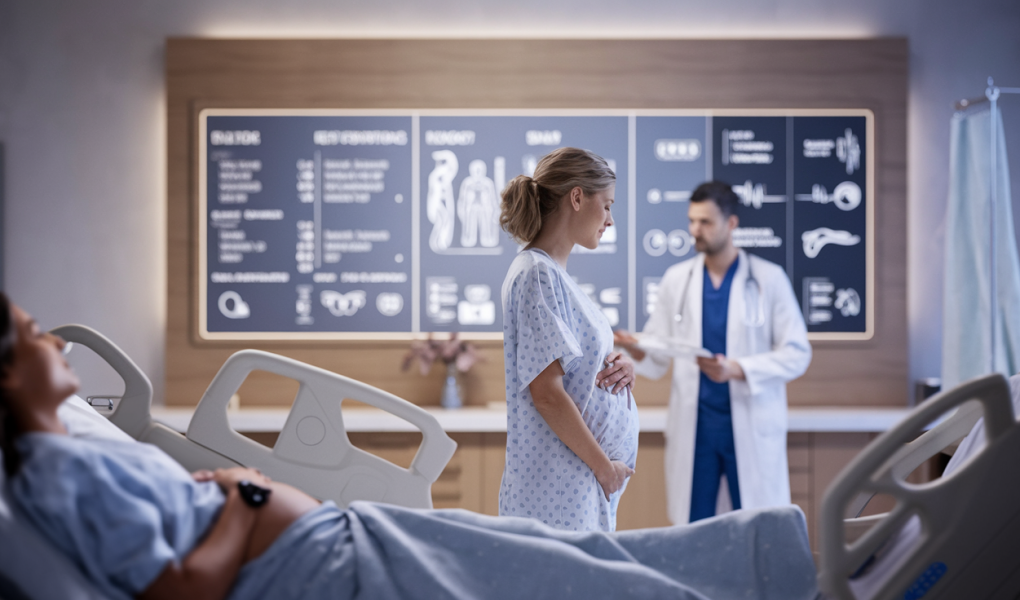 femme-enceinte-medecin-hopital-moderne